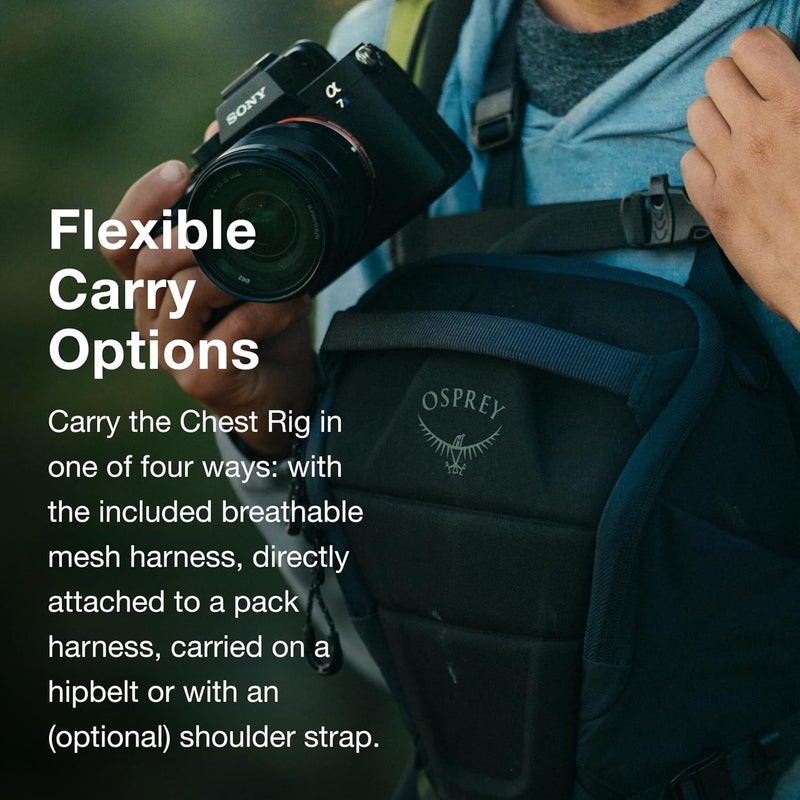 OSPREY Camera Chest Rig, Charcoal Grey - Image 4